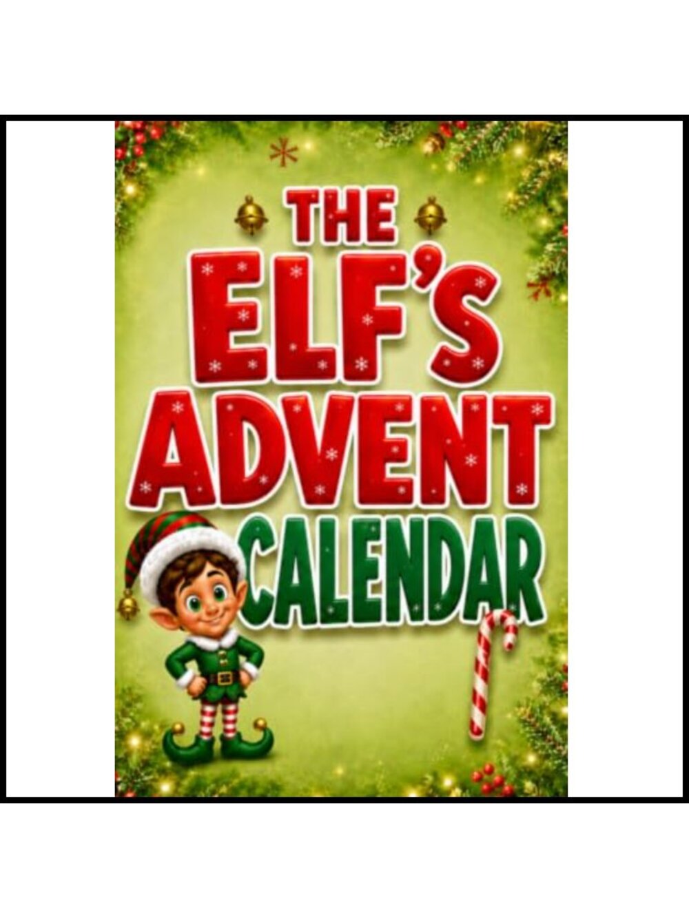 Kids Christmas Advent Activity Book 24 Days Games Puzzles Stocking Stuffer